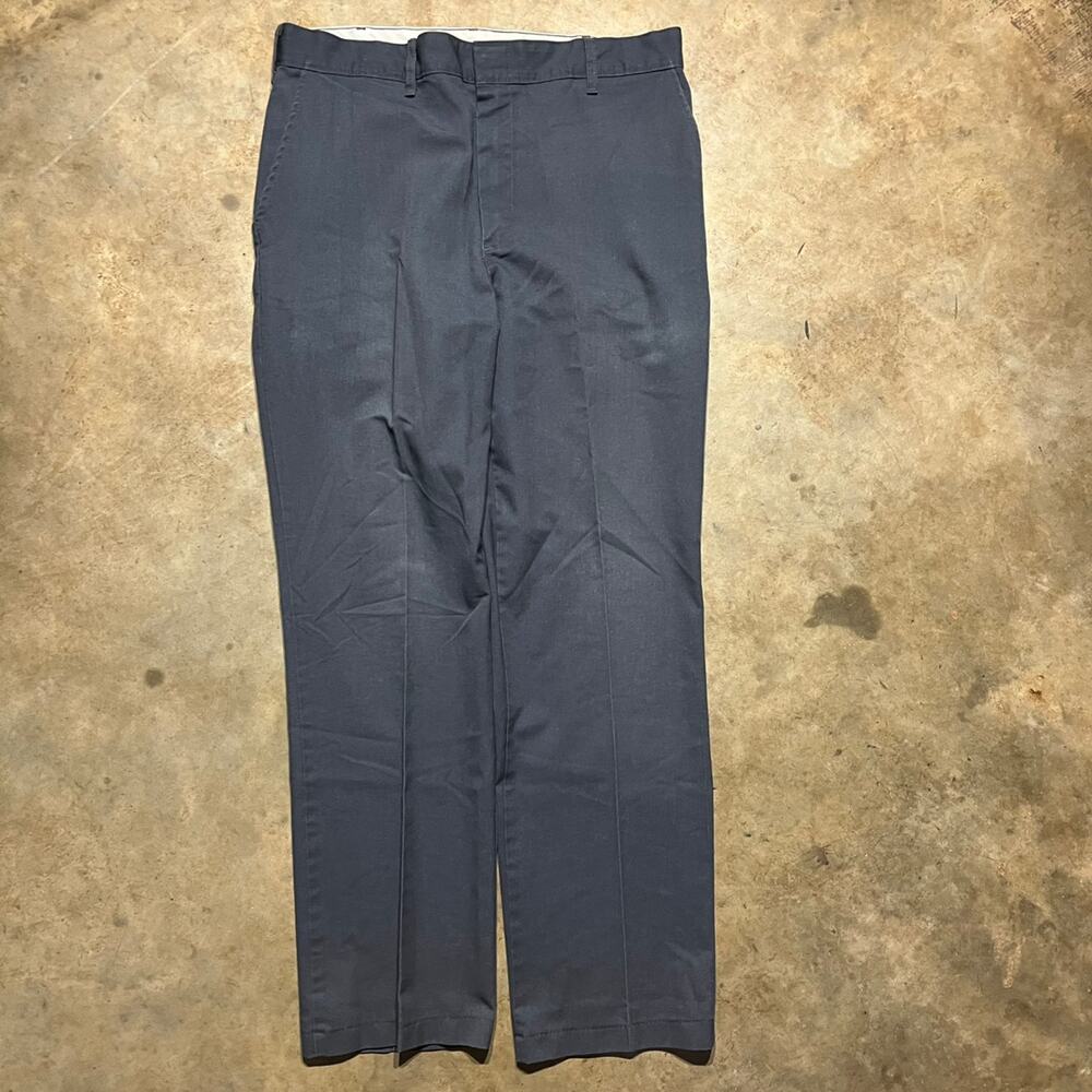 Vintage 80s Todd Workwear Navy/Grey Pants 34x31